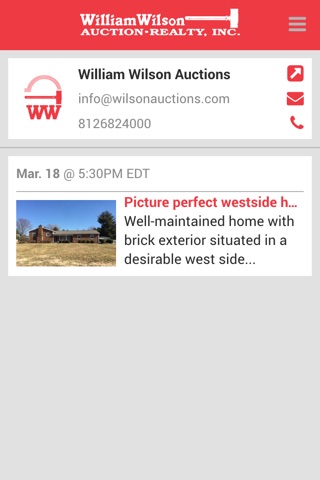 Wilson Auctions screenshot 2