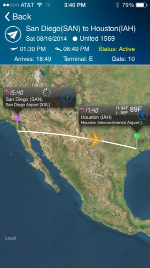 Houston Intercontinental Airport Flight Tracker HOU(圖1)-速報App