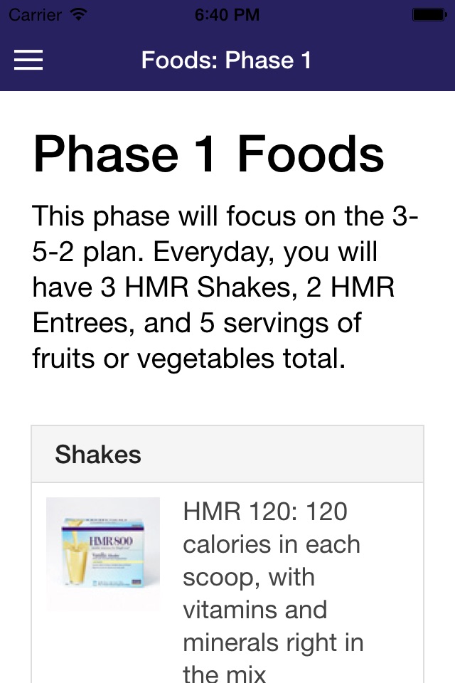 HMR Diet screenshot 3