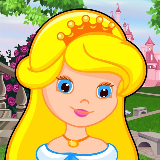 Little Princess Cinderella - Match Colors and Pop Bubbles Game Icon