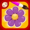 Flower Color Paradise - Learn Free Amazing HD Paint & Educational Activities for Toddlers, Pre School, Kindergarten & K-12 Kids