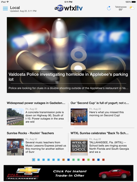 WTXL News App for iPad