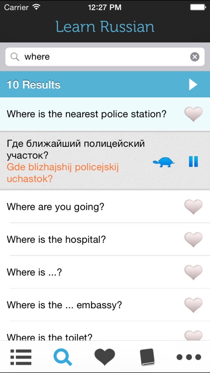 Learn Russian - Phrasebook for Travel in Russia, Moscow, Saint Petersburg, Novosibirsk, Yekaterinburg, Nizhny Novgorod, Samara, Omsk screenshot-3