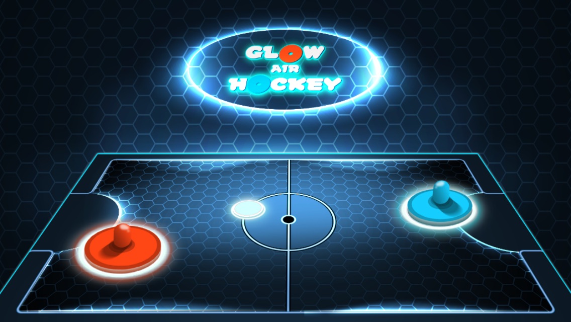 Glow Air Hockey HDのおすすめ画像1