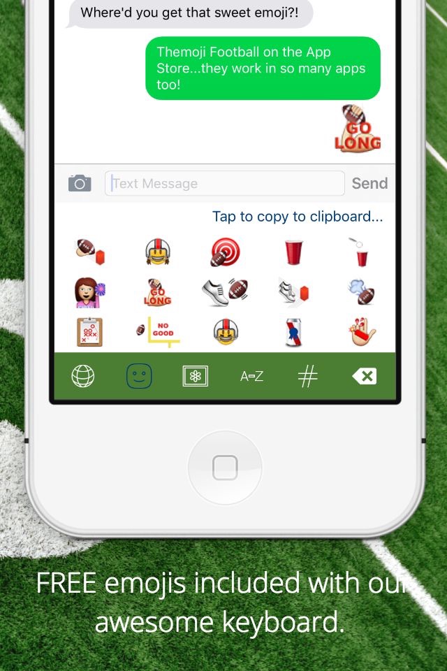 Themoji - Football Emoji GIF & Fantasy Football with College Sports Keyboard screenshot 3