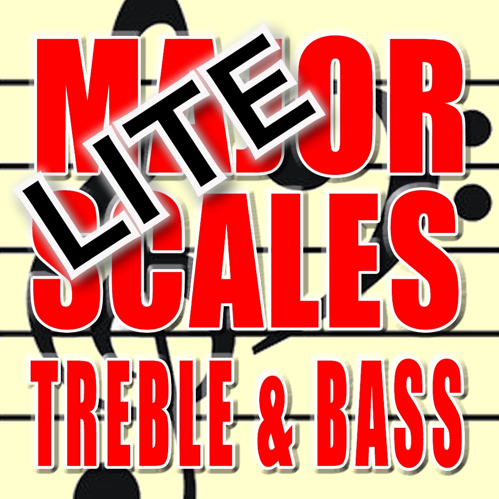 Major Scale Treble and Bass Clef Lite