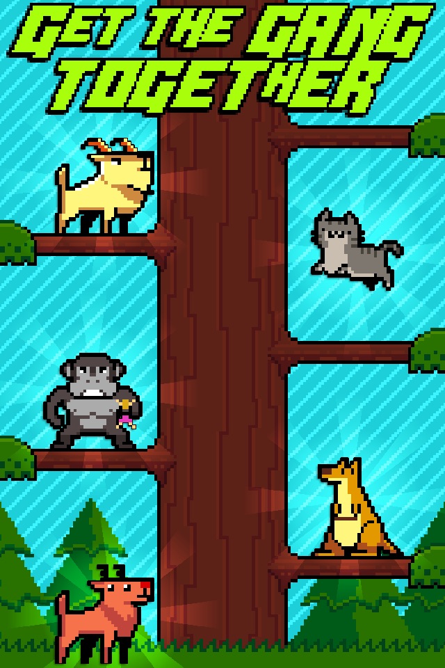 Goat Up! Mountain Goats Climb Timber Trees screenshot 3