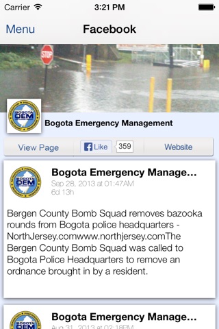 Bogota Office of Emergency Management screenshot 3