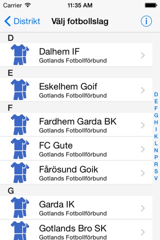 Bortamatchen Fotboll screenshot 3