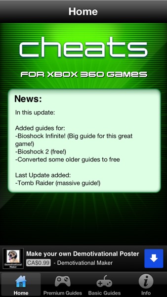 【图】Cheats for XBox 360 Games – Including Complete Walkthroughs(截图1)