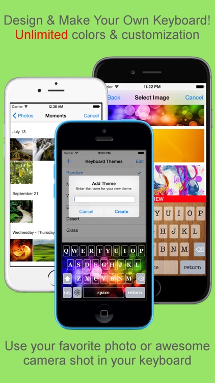 Cool Color Keyboards and Key Themes for iPhone and iPad