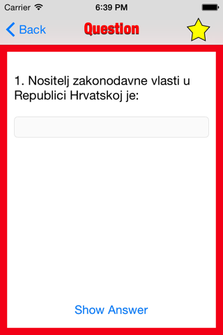 Croatian Citizenship Test screenshot 2