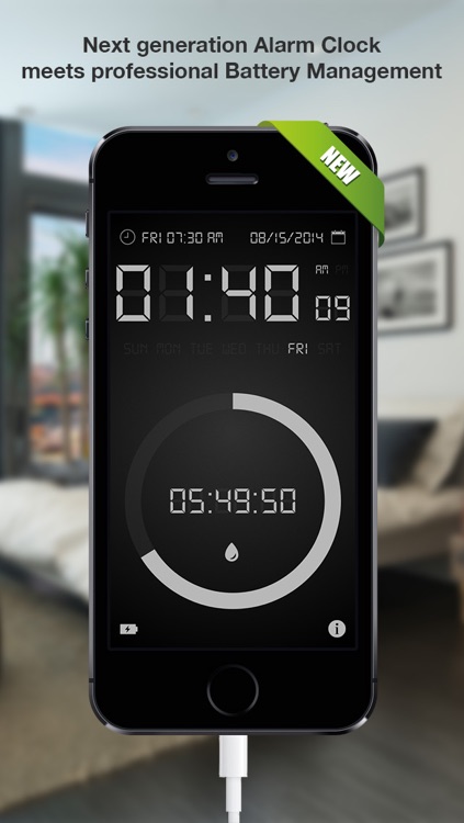 SleepControl FREE - Alarm Clock & Battery Management screenshot-0