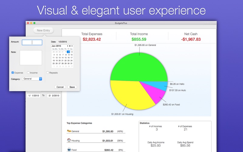 Budgets Plus - expense &amp; money manager thumbnail 3