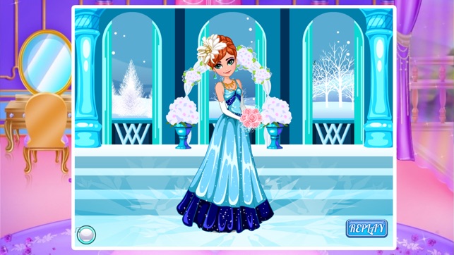 Ice Princess Wedding dressup