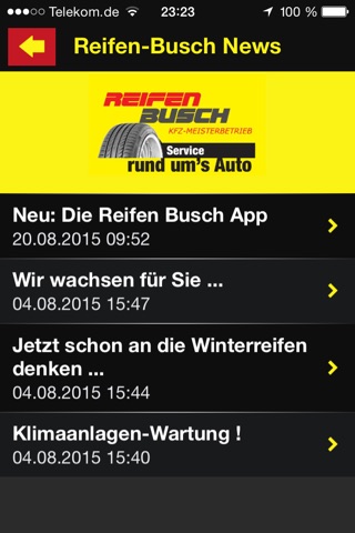 Reifen Busch screenshot 4