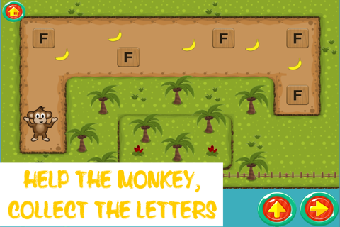Monkey ABC - Learn the ABC Fun Educational Game for Preschool Toddlers and Kids screenshot 2