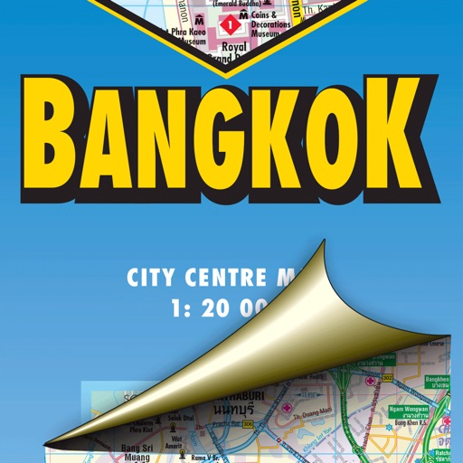 Bangkok. City map icon