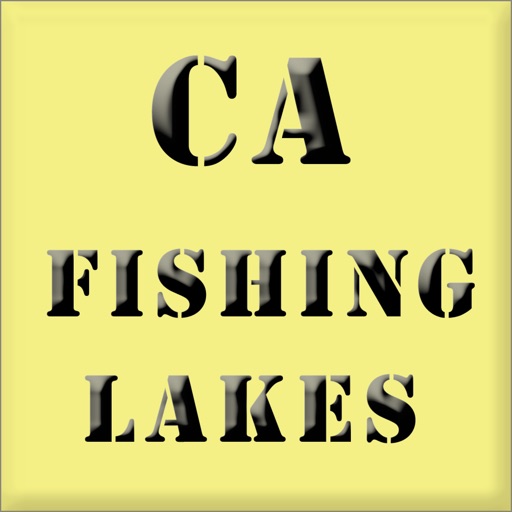 California Lakes- Fishing icon