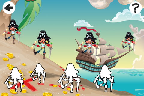 Car-ibbean Pirate-s with Hook-s in the Sea Kid-s Learn-ing Game-s screenshot 3