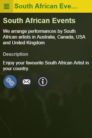 South African Events screenshot 2