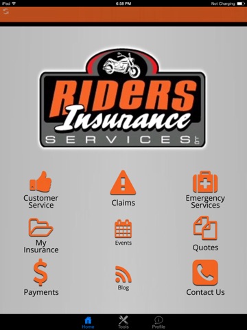 Riders Insurance Services HD screenshot 2