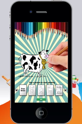 Coloring Book Farm Animals screenshot 2