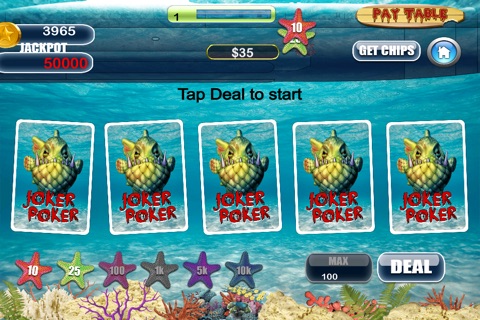Ace Mega Fish Poker Star Pro - Best Las Vegas casino game screenshot 2