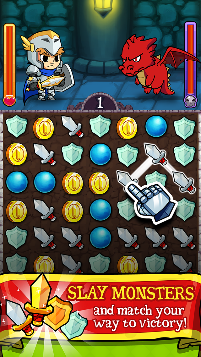 How to cancel & delete Puzzle Lords - Match-3 Battle RPG Game from iphone & ipad 1