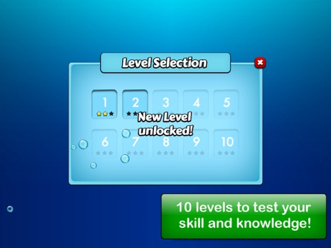 Diving quiz screenshot 2