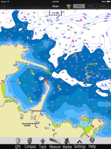 Spain Atlantic GPS Chart Pro screenshot 2