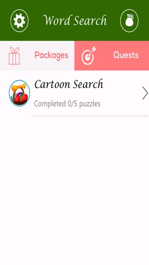 Cartoon Word Search