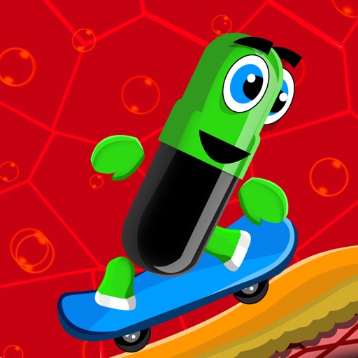 Doctor Skateboard Antidote : The Capsule Fight Against Blood Sick Virus - Premium icon