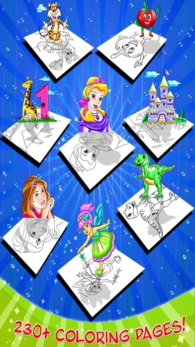 Color Drops - Children’s animated draw & paint interactive game HD Screenshot 2