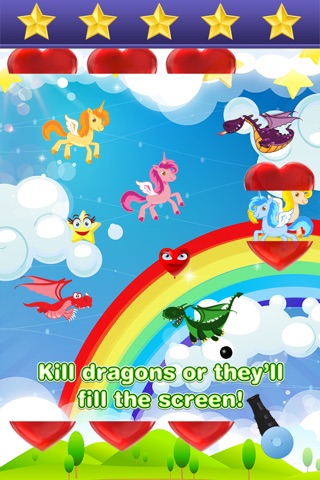 Pretty Unicorns - Magic Flying Stallion Vs. Crazy Dragon Fun Action Game screenshot 3