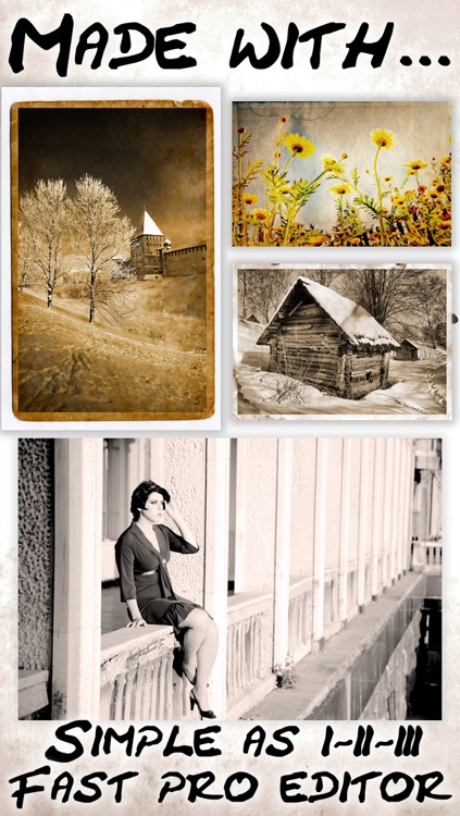 Vintage Camera Retro filters plus awesome 8mm photo effects & sketch art filters