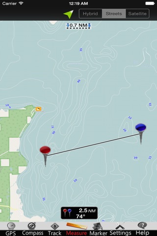 Leech Lake GPS Nautical Charts screenshot 2