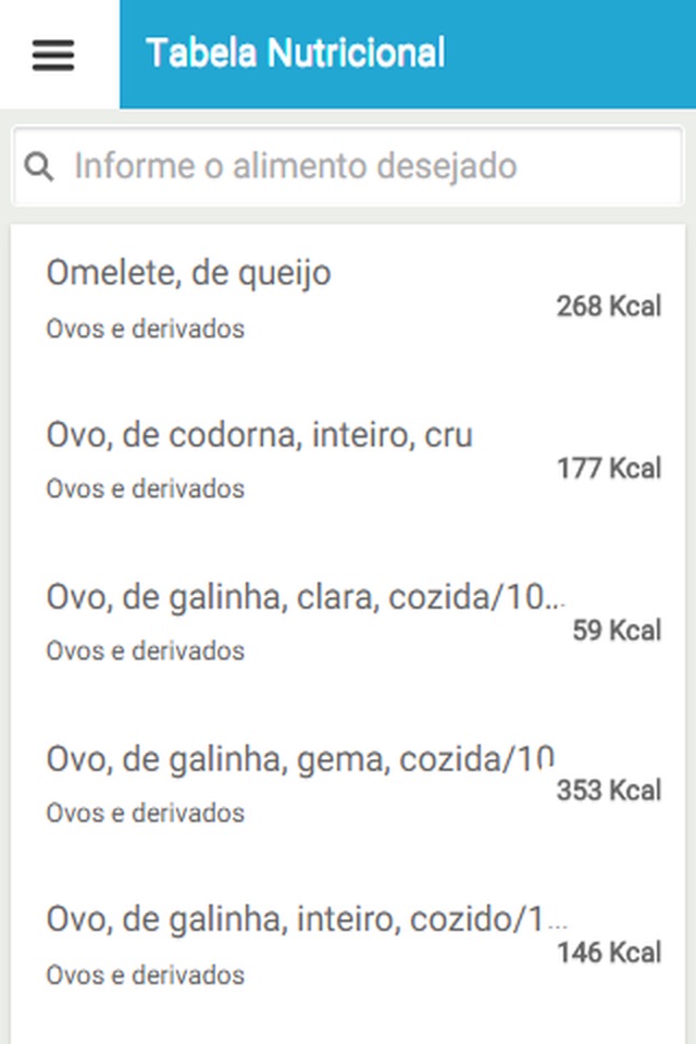 Tabela Nutricional screenshot 4