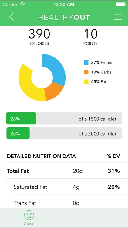 HealthyOut - Healthy Restaurant Nutrition Guide screenshot-3