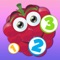 A Fruit Buddies Counting Game for Children: learn to count 1 - 10