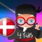 Professor Ninja Danish is a revolutionary app for foreign language learning