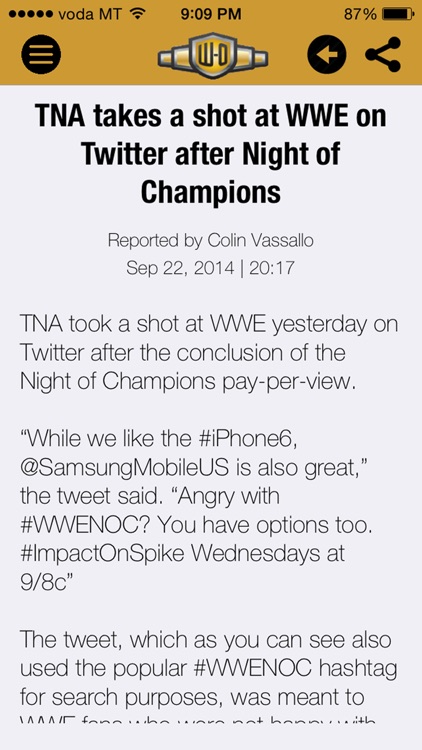 Wrestling-Online.com News screenshot-3