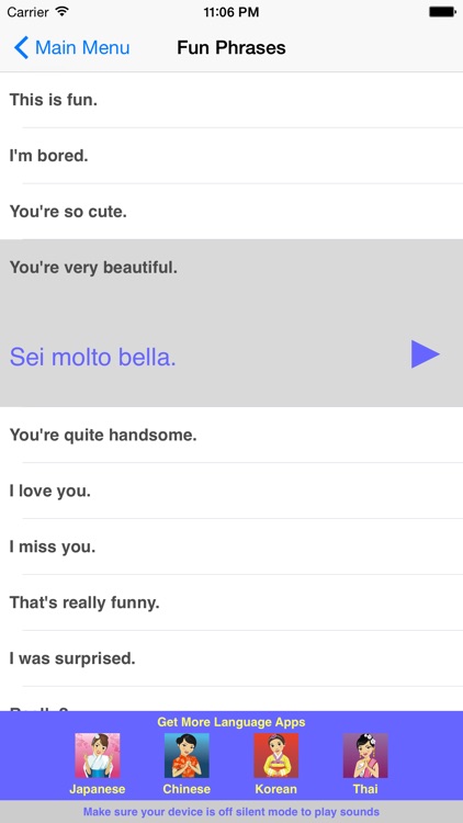 Speak Italian Travel Phrasebook screenshot-4