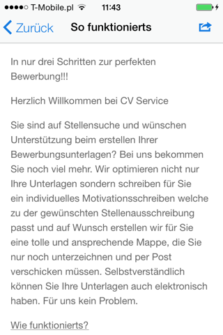 CV Service screenshot 2