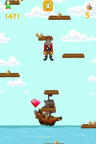 Pirate King Jumper - Leaping Sea Adventurer FREE screenshot 4