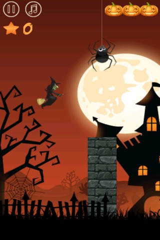 Flappy Witch - Halloween Edition screenshot 3