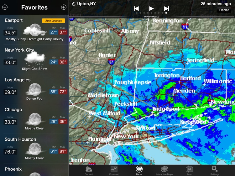 NOAA Weather and Radar for iPad