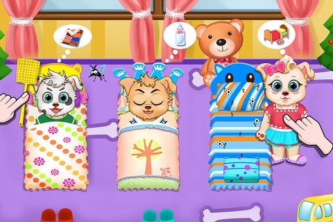 Puppy Dog School - Furry Kindergarten Kids! Feed, Care & Dress Games screenshot 2