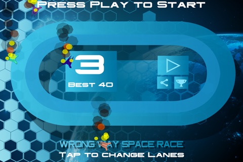 Wrong Way Space Race screenshot 3