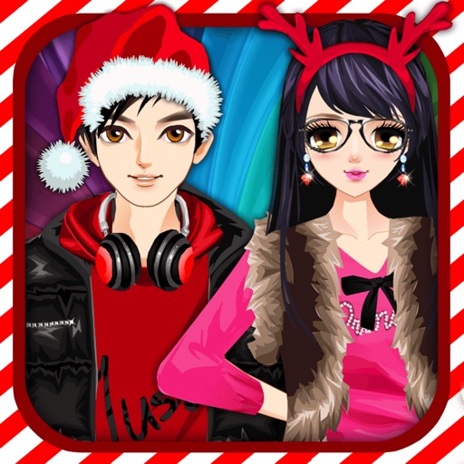 Christmas Romantic Dating DressUp Icon